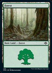 Forest (489) (Foil Etched) [Modern Horizons 2] | Card Citadel