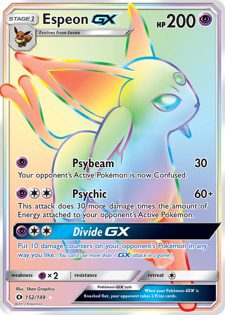 Espeon GX (152/149) [Sun & Moon: Base Set] | Card Citadel