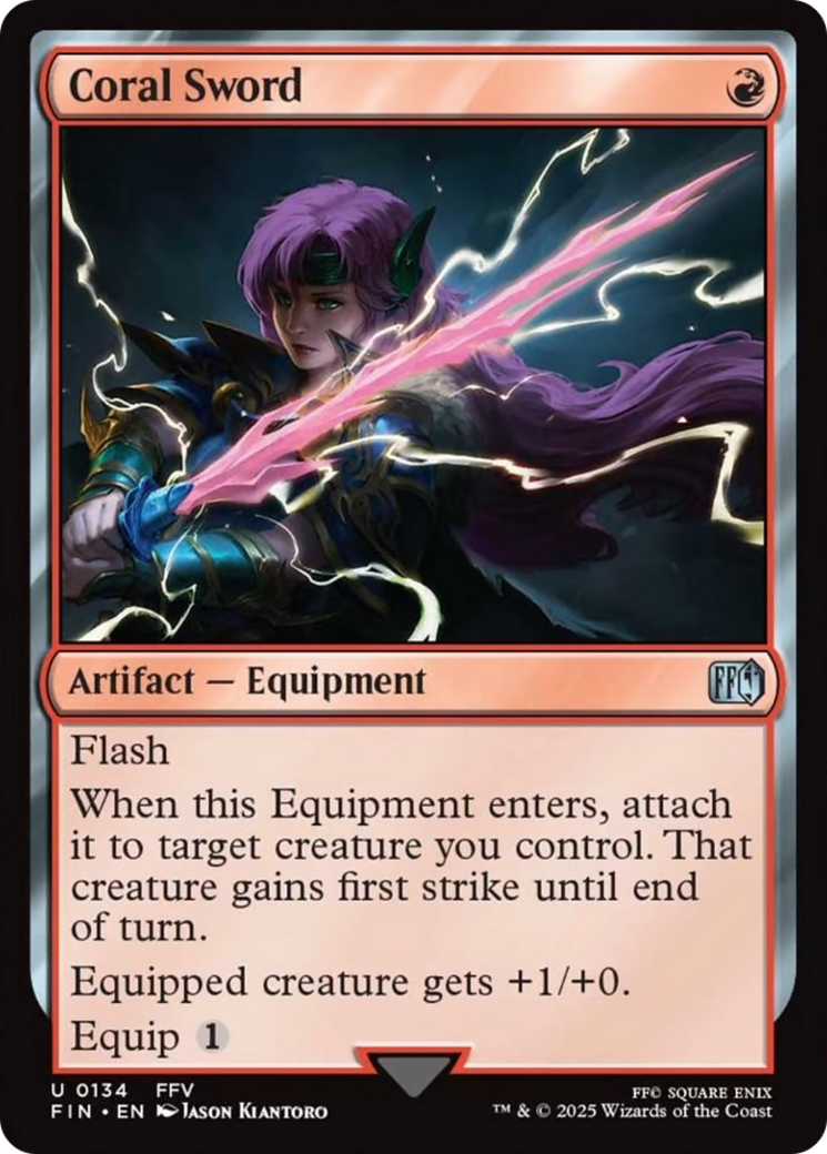 Coral Sword [FINAL FANTASY] | Card Citadel