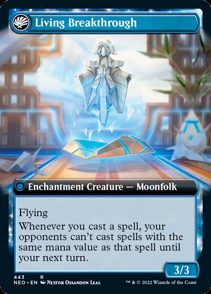 Inventive Iteration // Living Breakthrough (Extended Art) [Kamigawa: Neon Dynasty] | Card Citadel