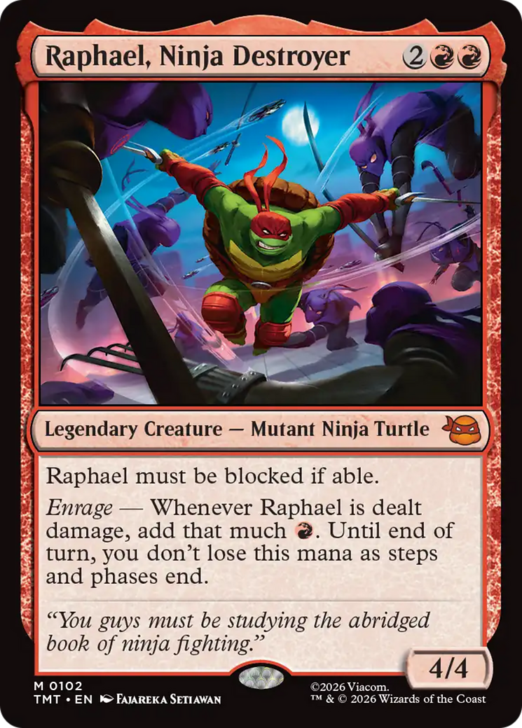 Raphael, Ninja Destroyer [Teenage Mutant Ninja Turtles] | Card Citadel