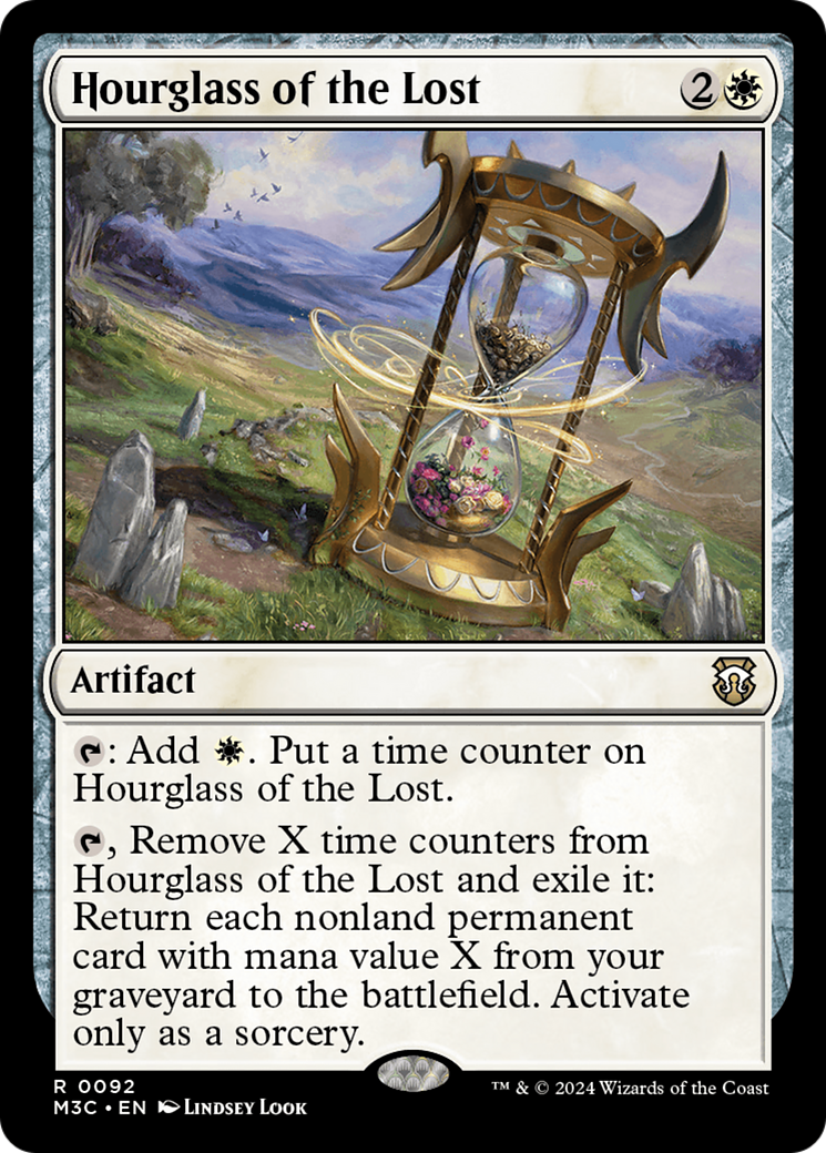 Hourglass of the Lost (Ripple Foil) [Modern Horizons 3 Commander] | Card Citadel