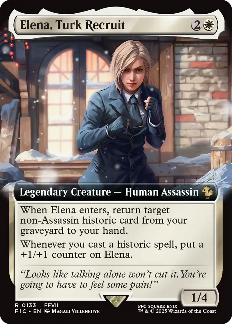 Elena, Turk Recruit (Extended Art) [FINAL FANTASY Commander] | Card Citadel
