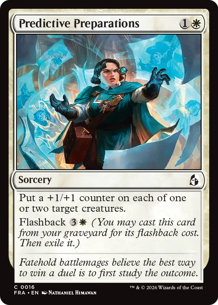 Predictive Preparations [Reality Fracture] | Card Citadel