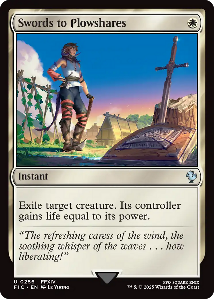 Swords to Plowshares [FINAL FANTASY Commander] | Card Citadel