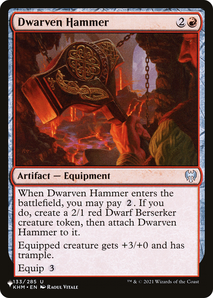 Dwarven Hammer [The List Reprints] | Card Citadel