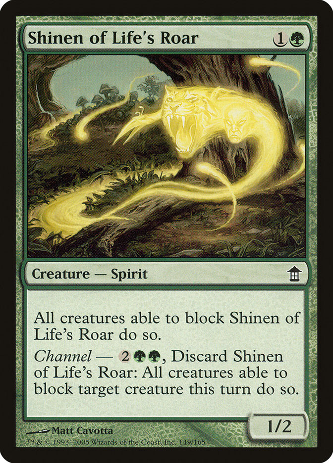 Shinen of Life's Roar [Saviors of Kamigawa] | Card Citadel