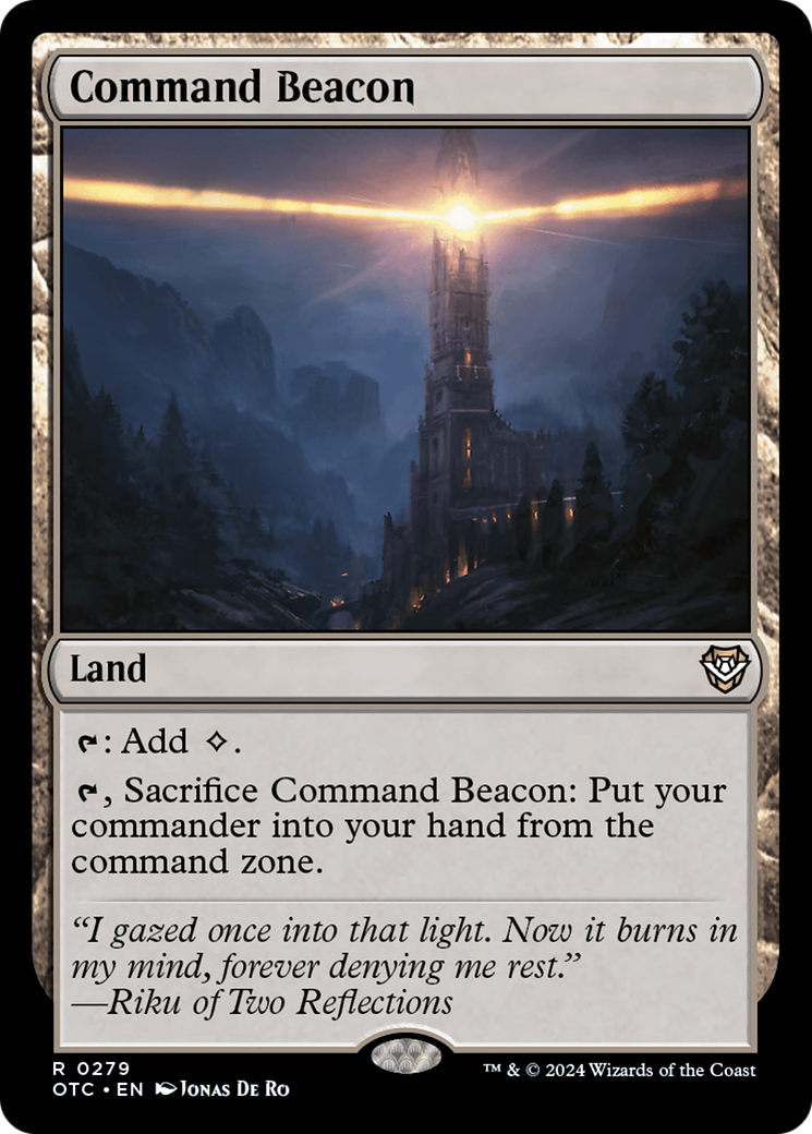 Command Beacon [Outlaws of Thunder Junction Commander] | Card Citadel