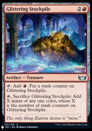 Glittering Stockpile [The List] | Card Citadel
