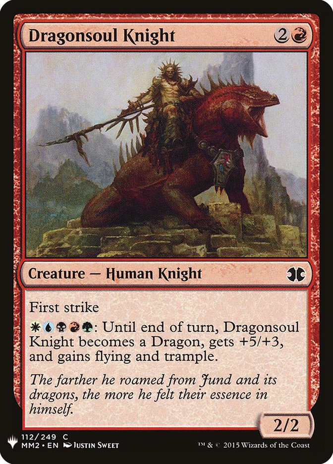 Dragonsoul Knight [Mystery Booster] | Card Citadel