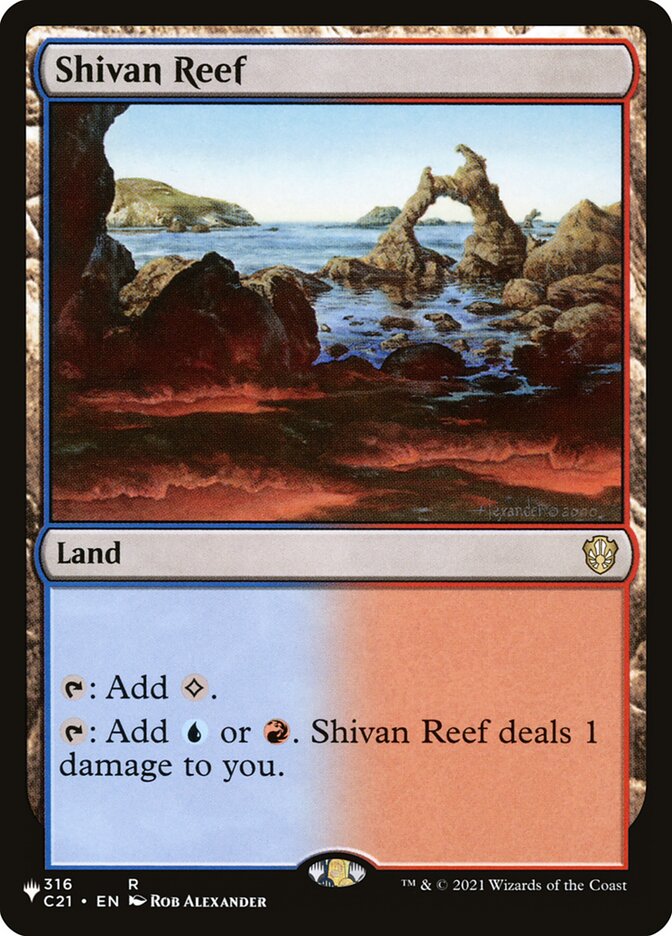 Shivan Reef [Secret Lair: Heads I Win, Tails You Lose] | Card Citadel