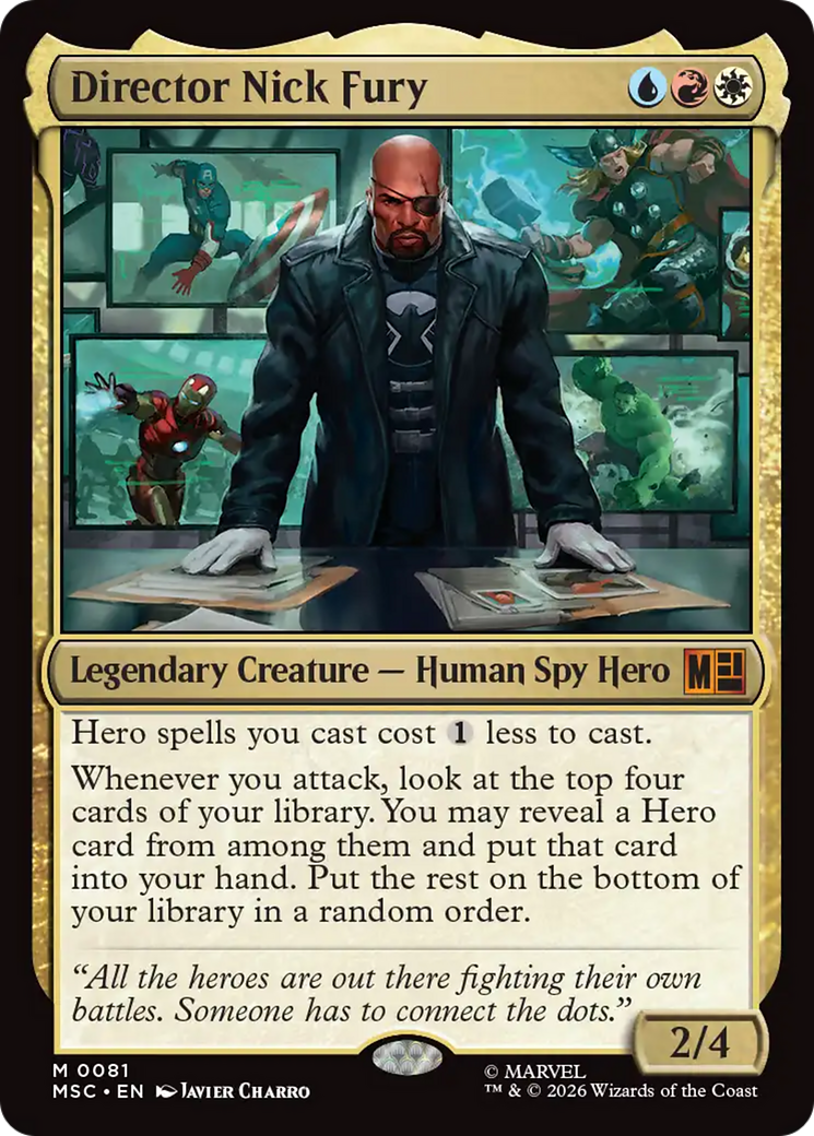Director Nick Fury [Marvel Super Heroes Commander] | Card Citadel