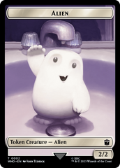 Alien // Dinosaur Double-Sided Token [Doctor Who Tokens] | Card Citadel