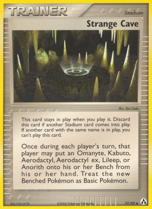 Strange Cave (77/92) [EX: Legend Maker] | Card Citadel