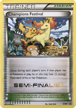 Champions Festival (XY91) (2015 Semi-Finalist) [XY: Black Star Promos] | Card Citadel