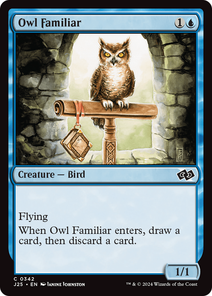 Owl Familiar [Foundations Jumpstart] | Card Citadel