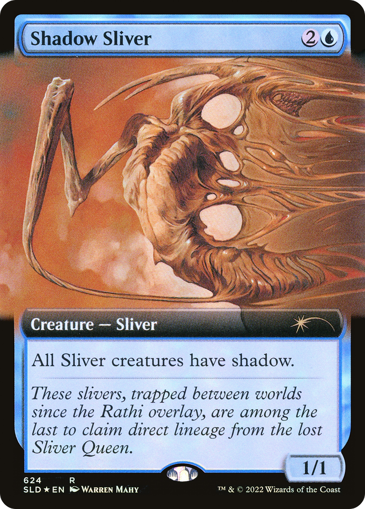 Shadow Sliver (Extended Art) [Secret Lair Drop Promos] | Card Citadel