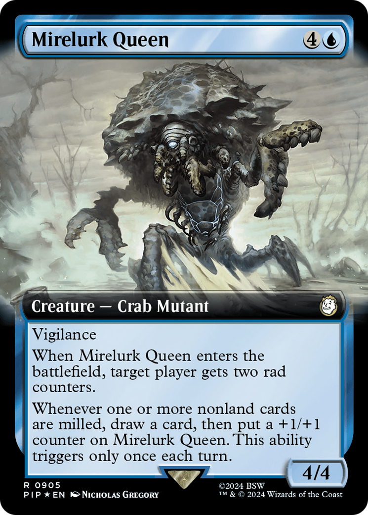 Mirelurk Queen (Extended Art) (Surge Foil) [Fallout] | Card Citadel