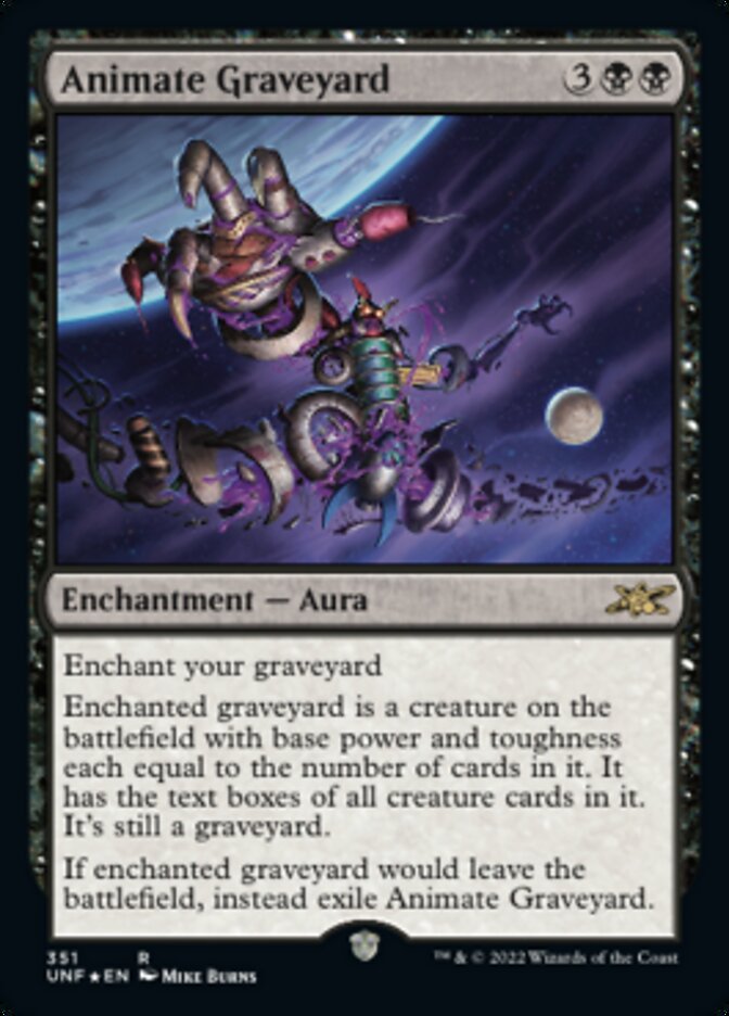 Animate Graveyard (Galaxy Foil) [Unfinity] | Card Citadel