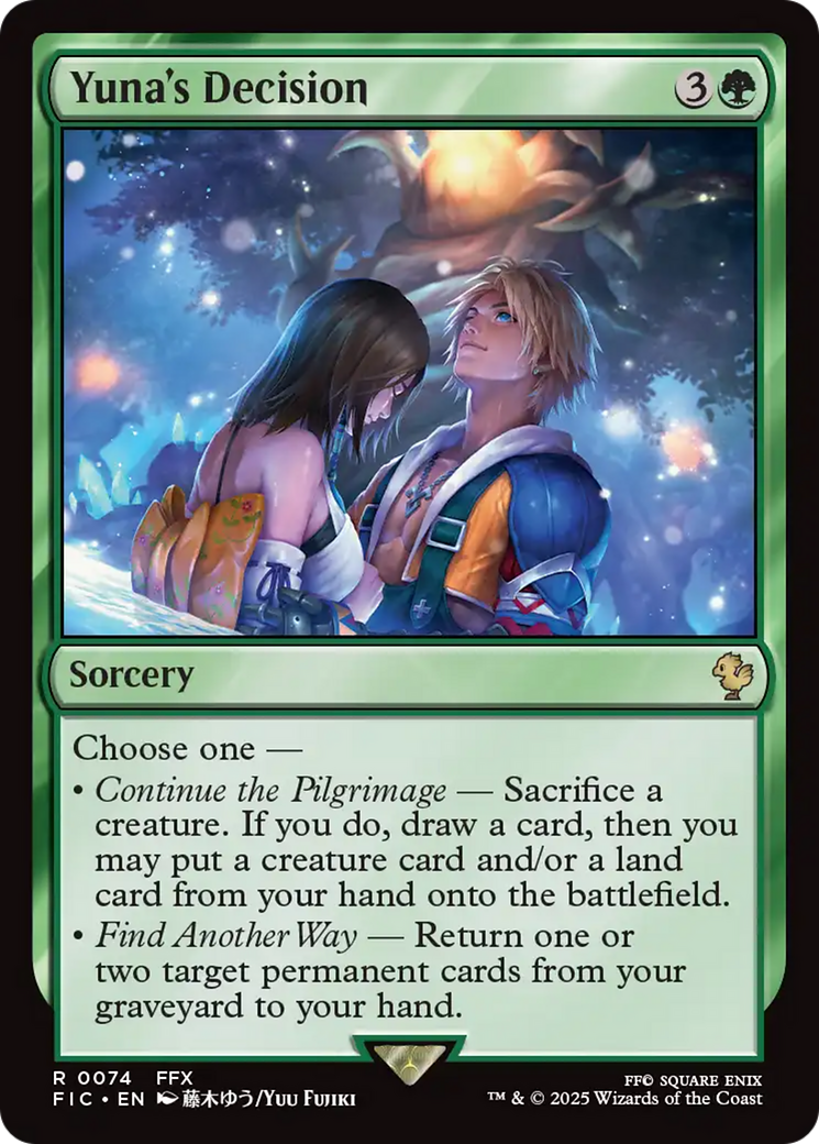 Yuna's Decision [FINAL FANTASY Commander] | Card Citadel