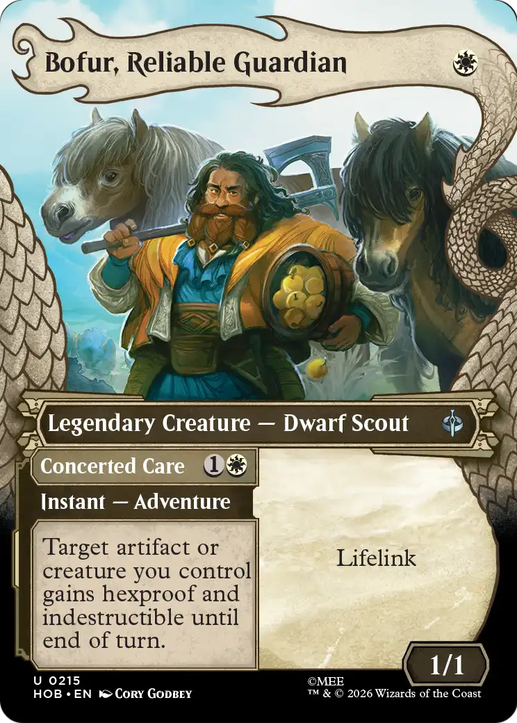 Bofur, Reliable Guardian (Showcase) [The Hobbit] | Card Citadel