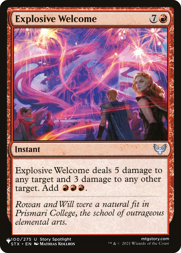 Explosive Welcome [The List] | Card Citadel