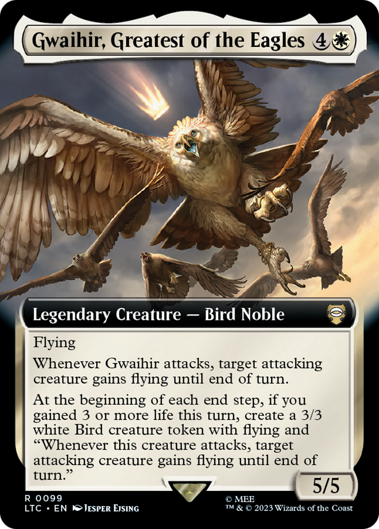 Gwaihir, Greatest of the Eagles (Extended Art) [The Lord of the Rings: Tales of Middle-Earth Commander] | Card Citadel