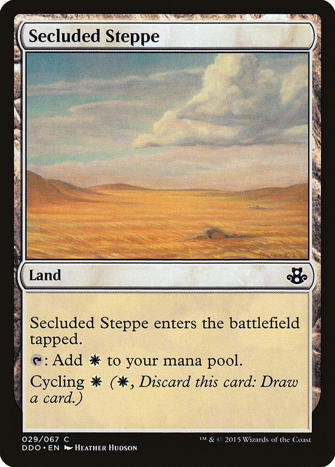 Secluded Steppe [Duel Decks: Elspeth vs. Kiora] | Card Citadel