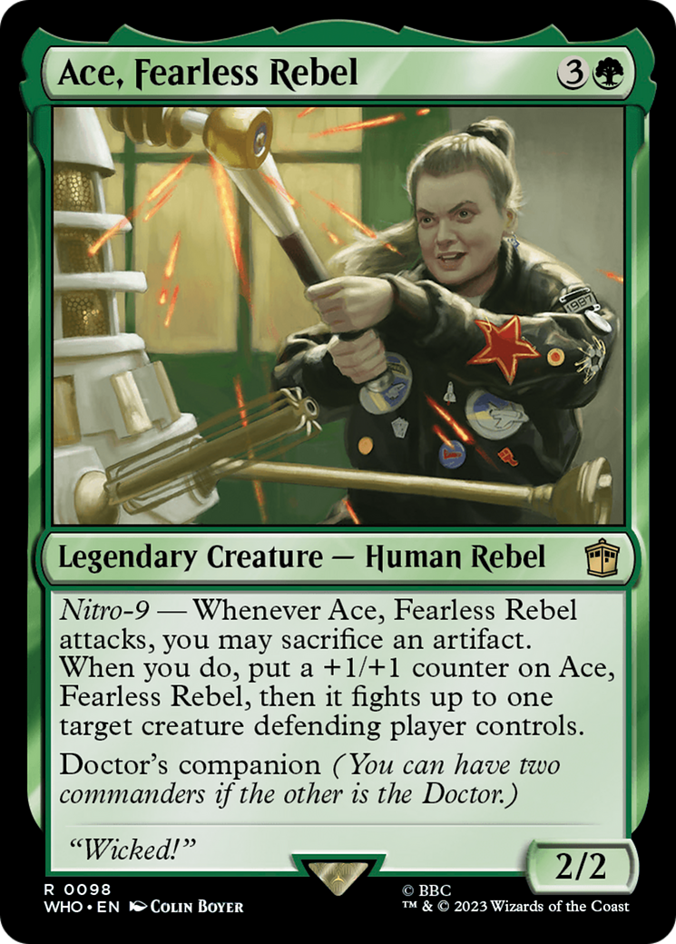 Ace, Fearless Rebel [Doctor Who] | Card Citadel