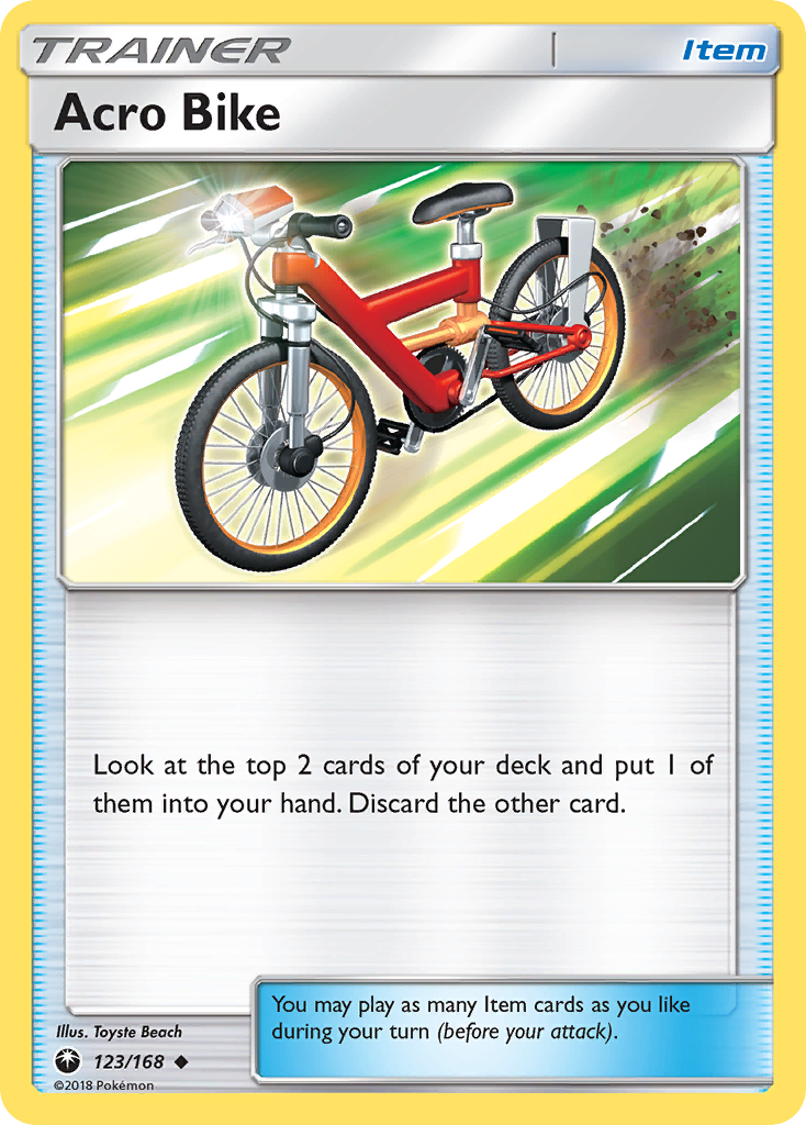 Acro Bike (123/168) [Sun & Moon: Celestial Storm] | Card Citadel