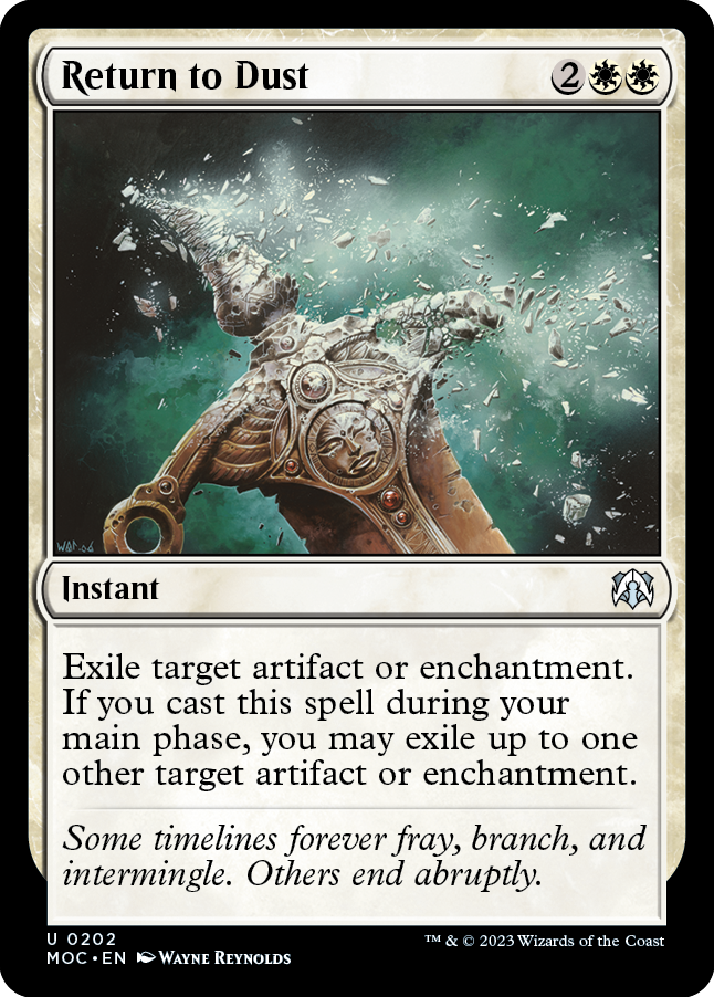 Return to Dust [March of the Machine Commander] | Card Citadel