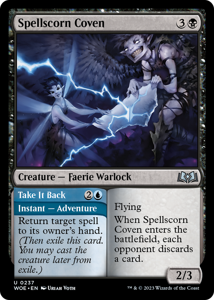 Spellscorn Coven // Take It Back [Wilds of Eldraine] | Card Citadel