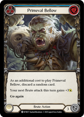 Primeval Bellow (Blue) [U-WTR037] (Welcome to Rathe Unlimited)  Unlimited Normal | Card Citadel