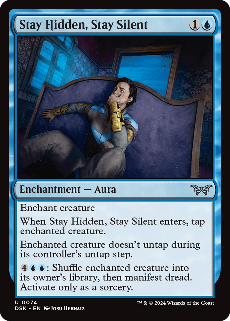 Stay Hidden, Stay Silent (0074) [Duskmourn: House of Horror] | Card Citadel