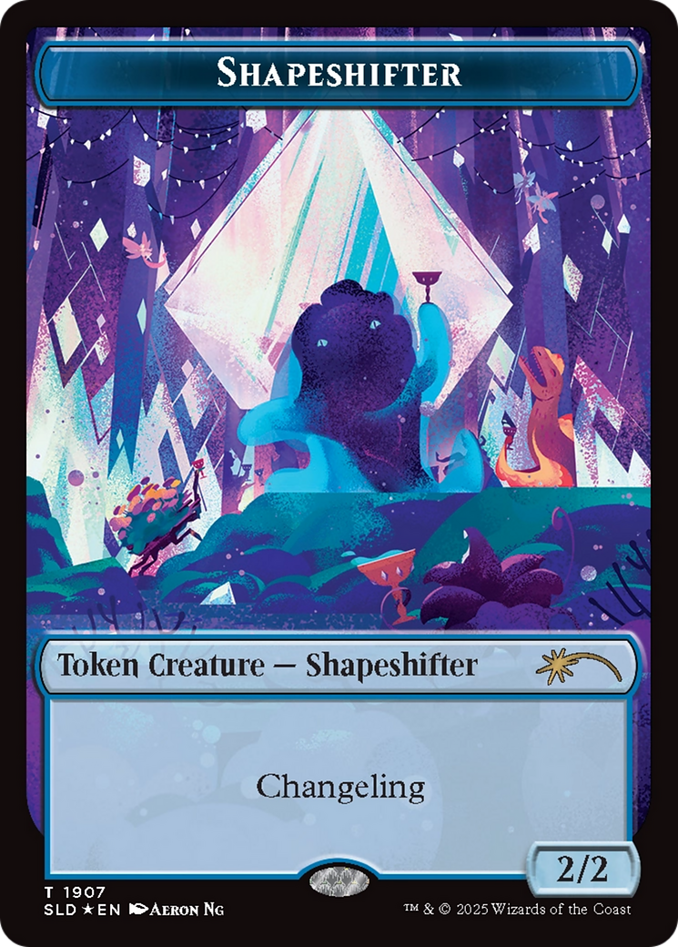 Shapeshifter Token (1907) (Double Rainbow Foil) [Secret Lair Drop Series] | Card Citadel