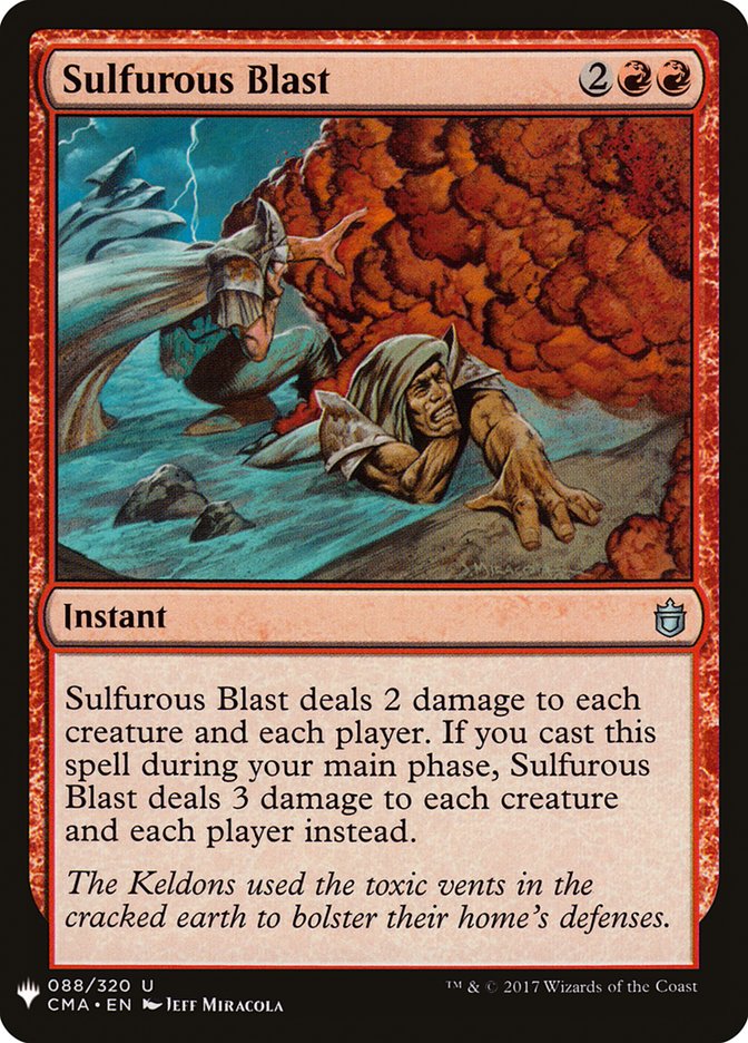 Sulfurous Blast [Mystery Booster] | Card Citadel