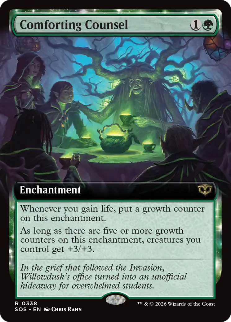 Comforting Counsel (Extended Art) [Secrets of Strixhaven] | Card Citadel