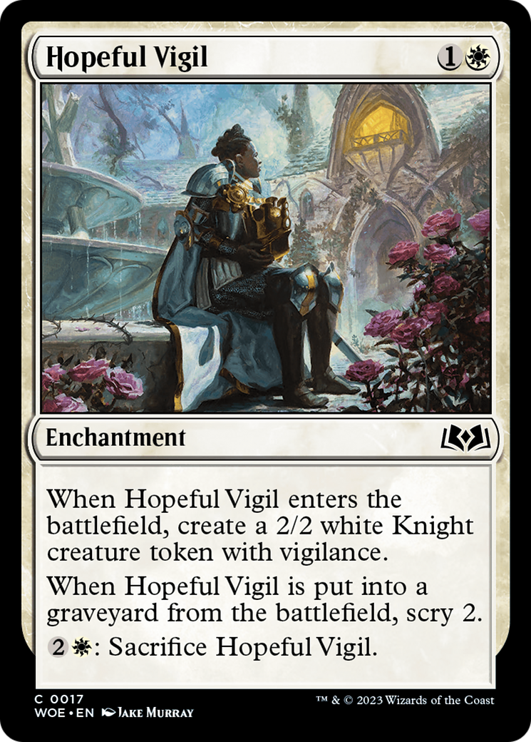 Hopeful Vigil [Wilds of Eldraine] | Card Citadel