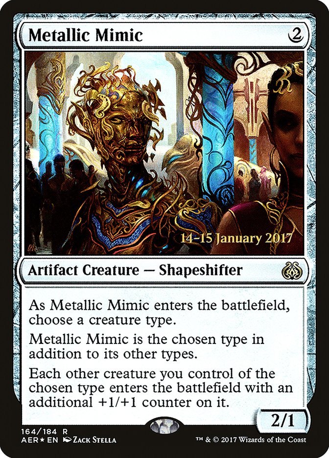 Metallic Mimic [Aether Revolt Prerelease Promos] | Card Citadel