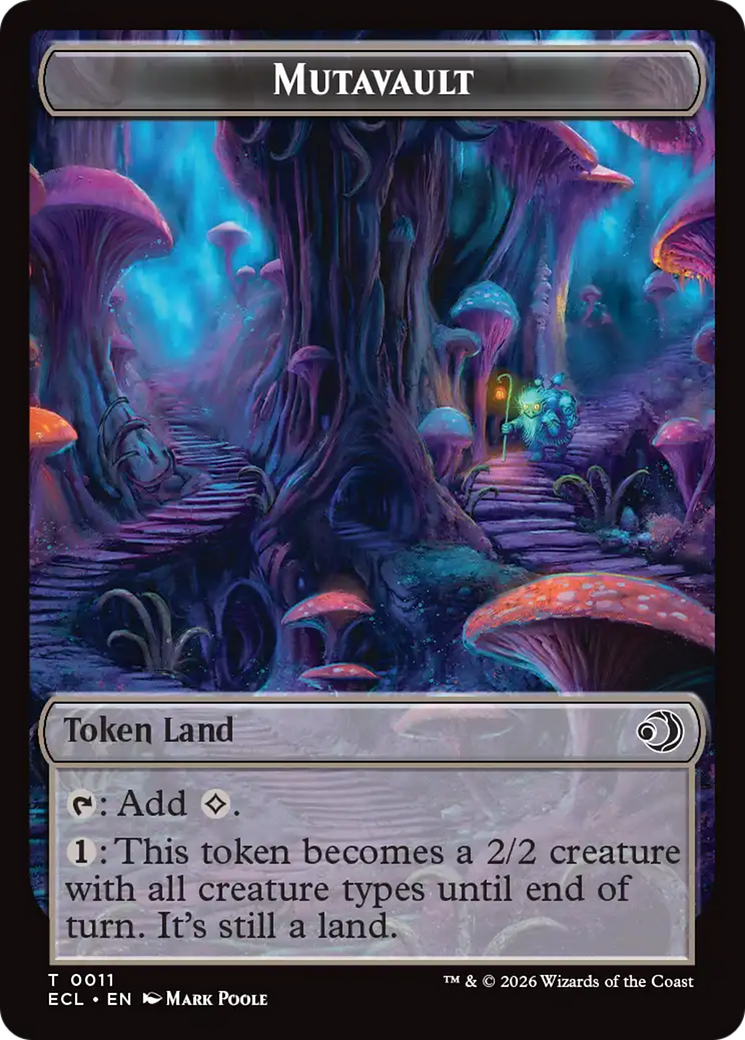 Elk // Mutavault Double-Sided Token [Lorwyn Eclipsed Tokens] | Card Citadel