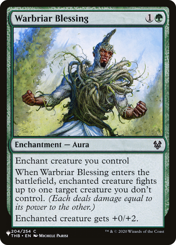 Warbriar Blessing [The List Reprints] | Card Citadel