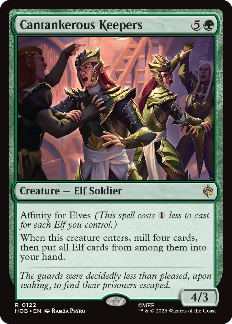 Cantankerous Keepers [The Hobbit] | Card Citadel