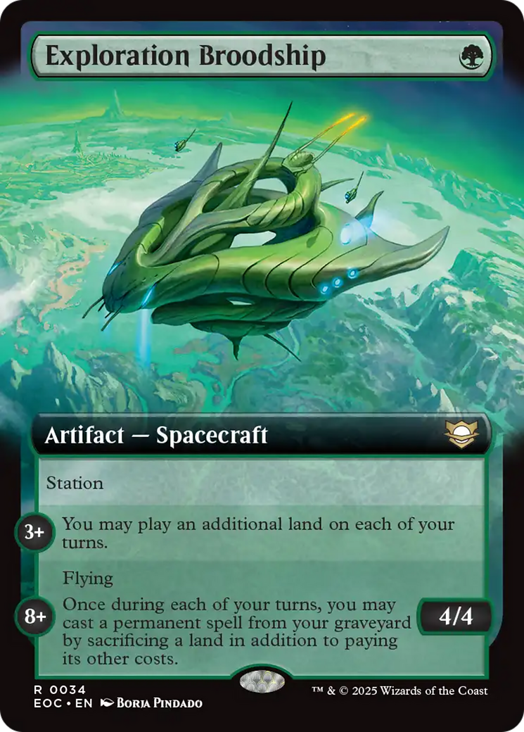 Exploration Broodship (Extended Art) [Edge of Eternities Commander] | Card Citadel