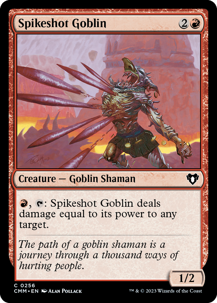 Spikeshot Goblin [Commander Masters] | Card Citadel