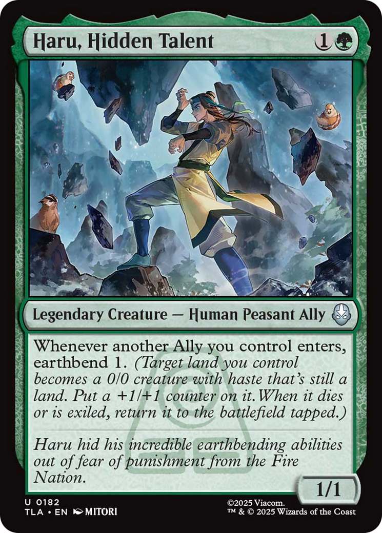 Haru, Hidden Talent [Avatar: The Last Airbender] | Card Citadel