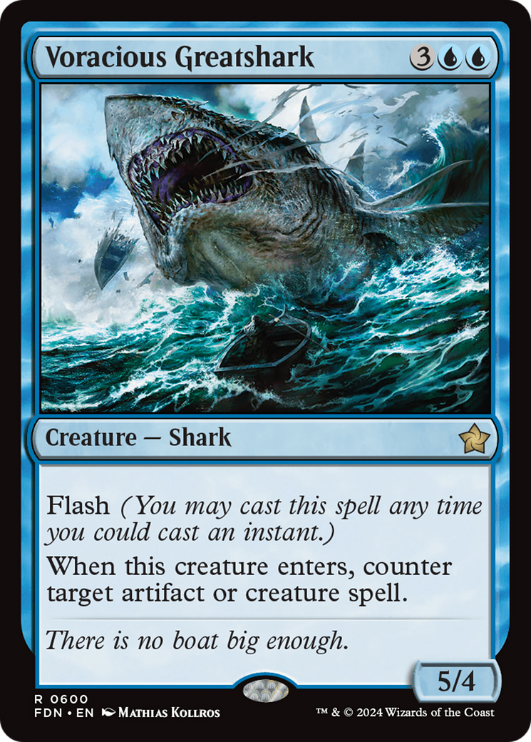 Voracious Greatshark [Foundations] | Card Citadel