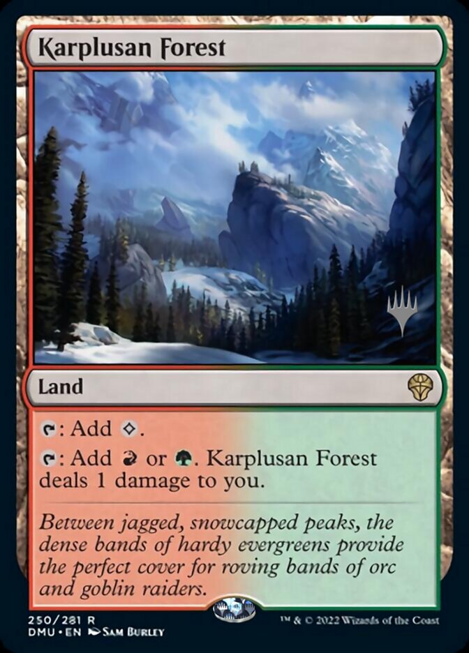 Karplusan Forest (Promo Pack) [Dominaria United Promos] | Card Citadel