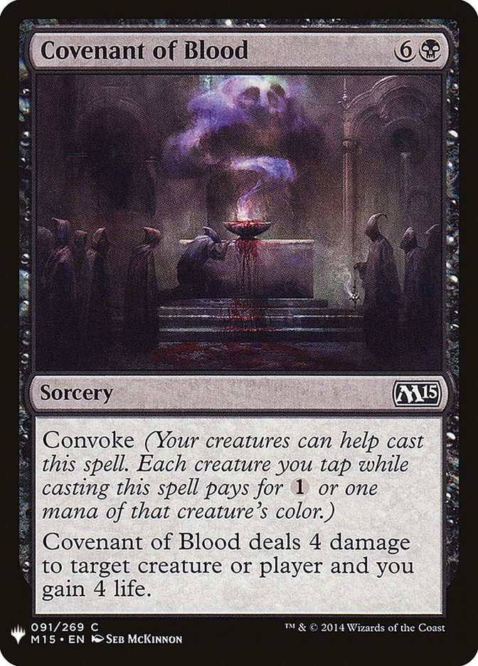 Covenant of Blood [Mystery Booster] | Card Citadel