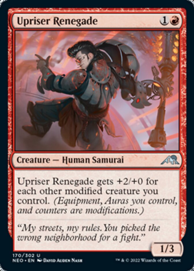 Upriser Renegade [Kamigawa: Neon Dynasty] | Card Citadel