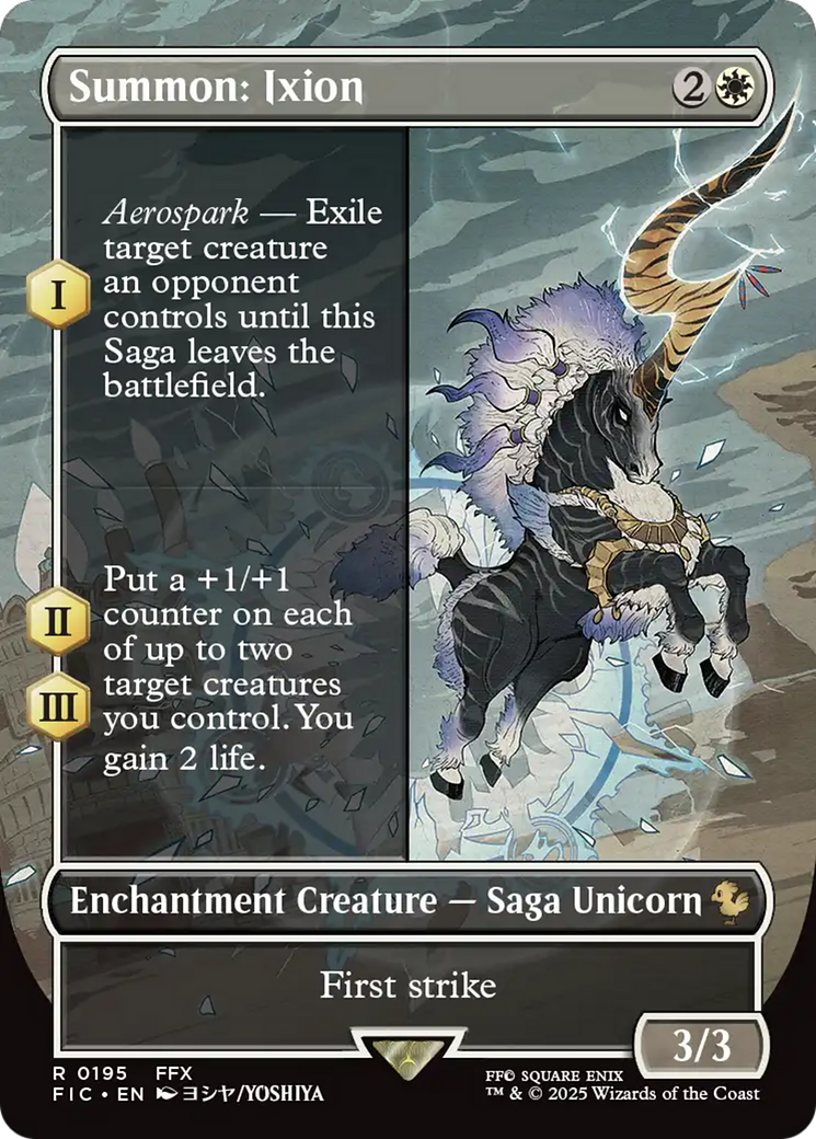 Summon: Ixion (Borderless) [FINAL FANTASY Commander] | Card Citadel